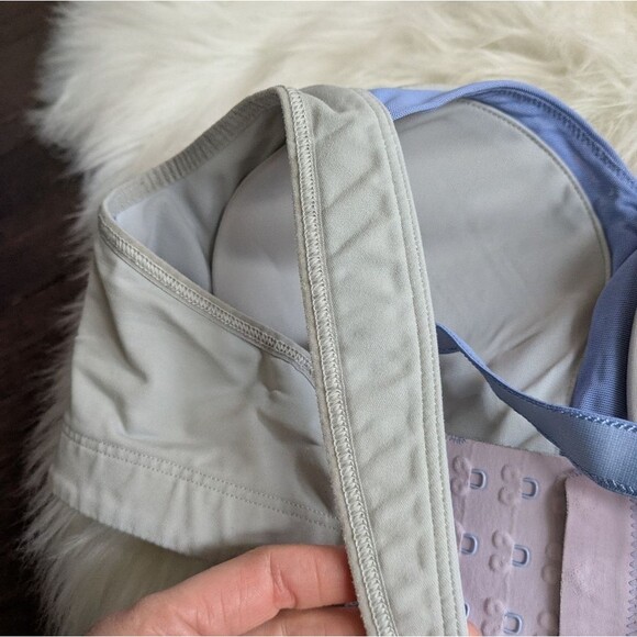 Lululemon Ta Ta Tamer II Silver Spoon & Lullaby Blue Purple 34DD - Picture 6 of 8